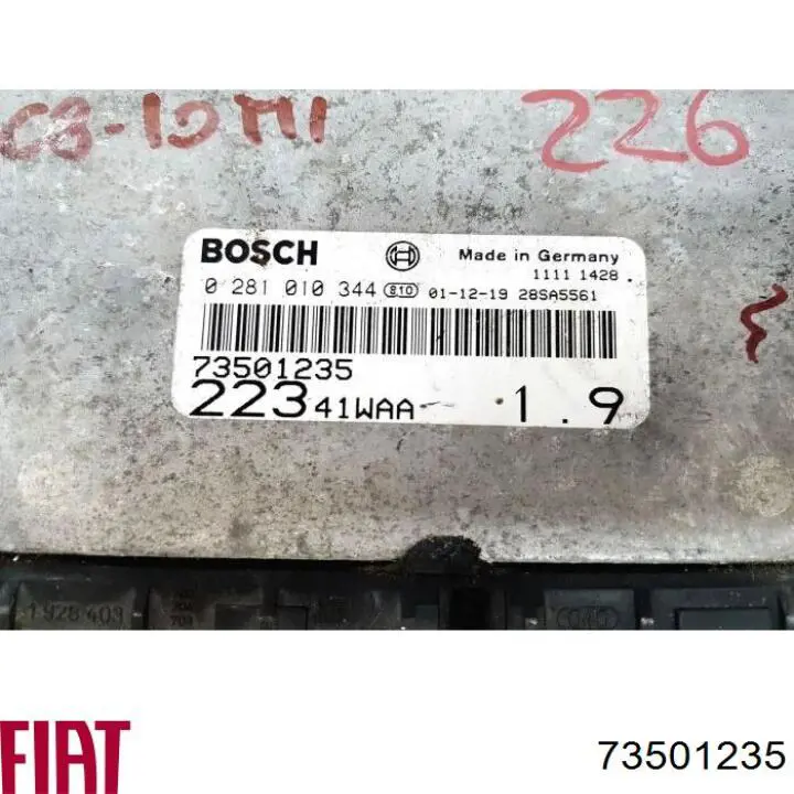 ЭБУ двигателем Fiat/Alfa/Lancia 73501235 цена, от 25.96 USD