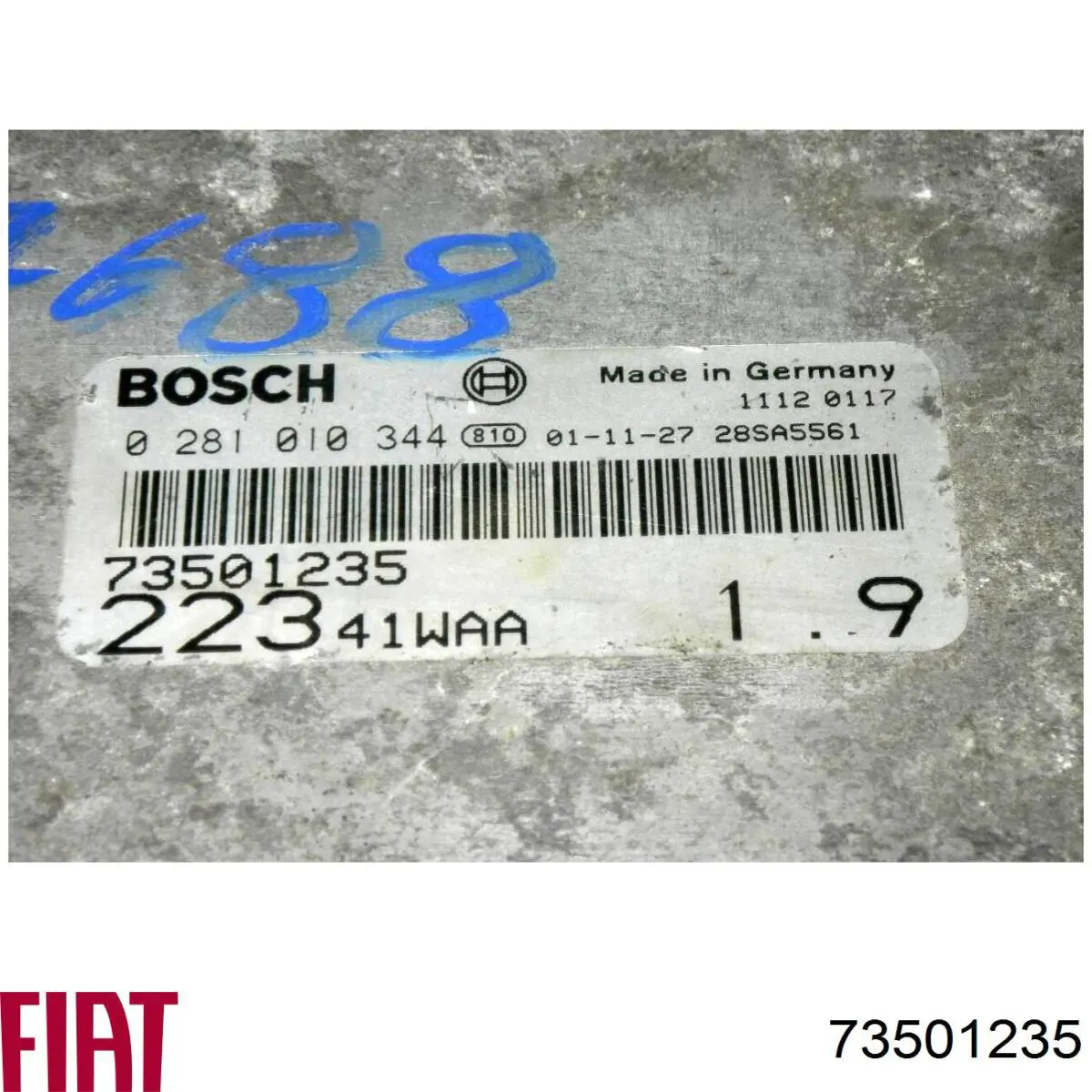 Блок управления двигателем 73501235 Fiat/Alfa/Lancia