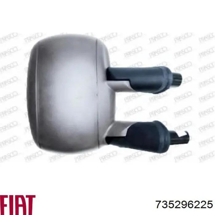 Правое боковое зеркало 735296225 Fiat/Alfa/Lancia