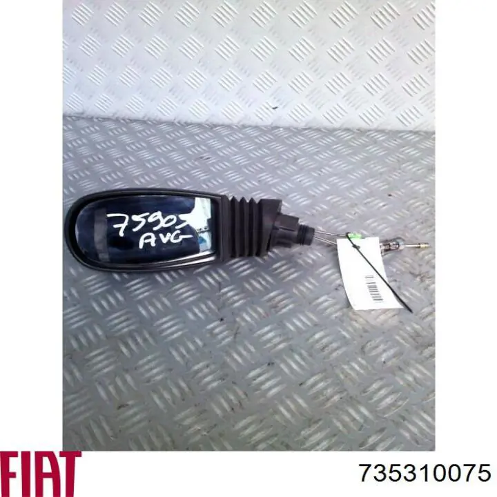 Левое боковое зеркало 735310075 Fiat/Alfa/Lancia