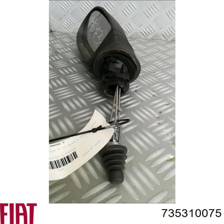 Левое боковое зеркало 735310075 Fiat/Alfa/Lancia