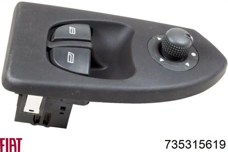 Купить 735315619 Fiat/Alfa/Lancia Кнопки переднего левого стеклоподъёмника