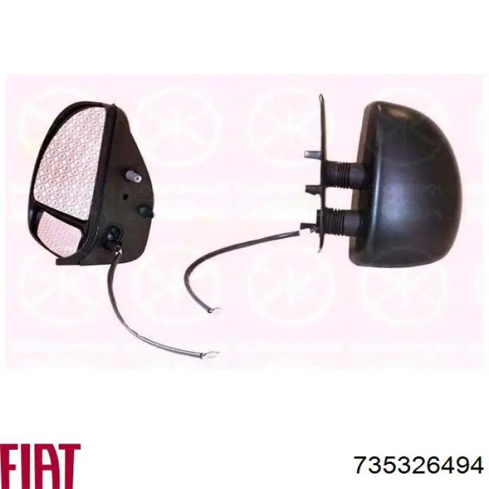 Купить 735326494 Fiat/Alfa/Lancia Боковое зеркало заднего вида правое