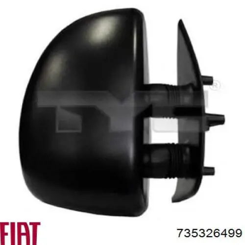 Левое боковое зеркало 735326499 Fiat/Alfa/Lancia