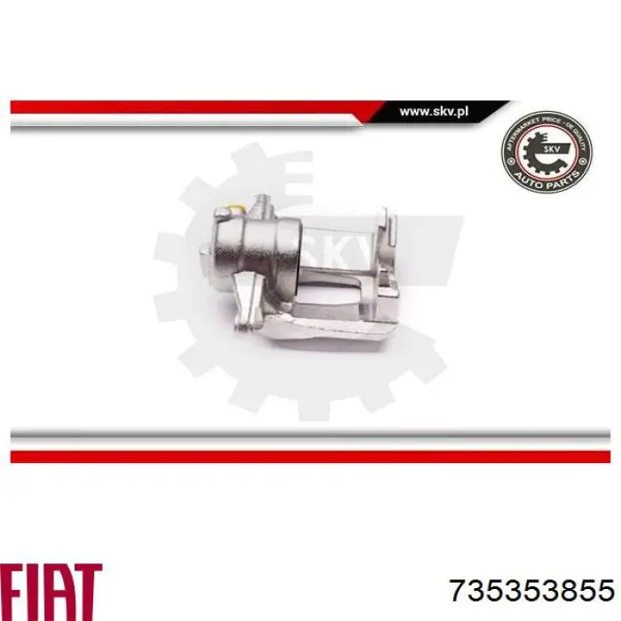 Суппорт задний левый 735353855 Fiat/Alfa/Lancia