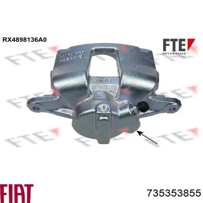 Задний левый суппорт Fiat/Alfa/Lancia 735353855 цена, от 44.89 USD