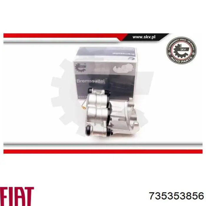 735353856 Fiat/Alfa/Lancia Суппорт тормозной, передний, левый
