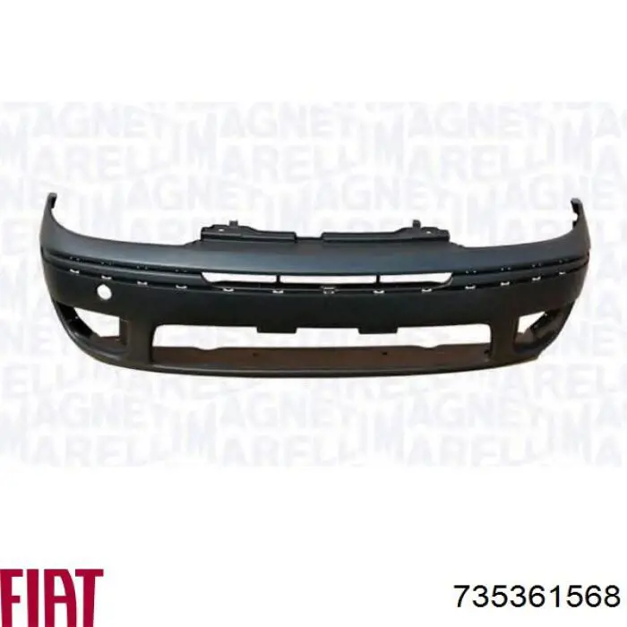 0735361568 Fiat/Alfa/Lancia Бампер передний в сборе