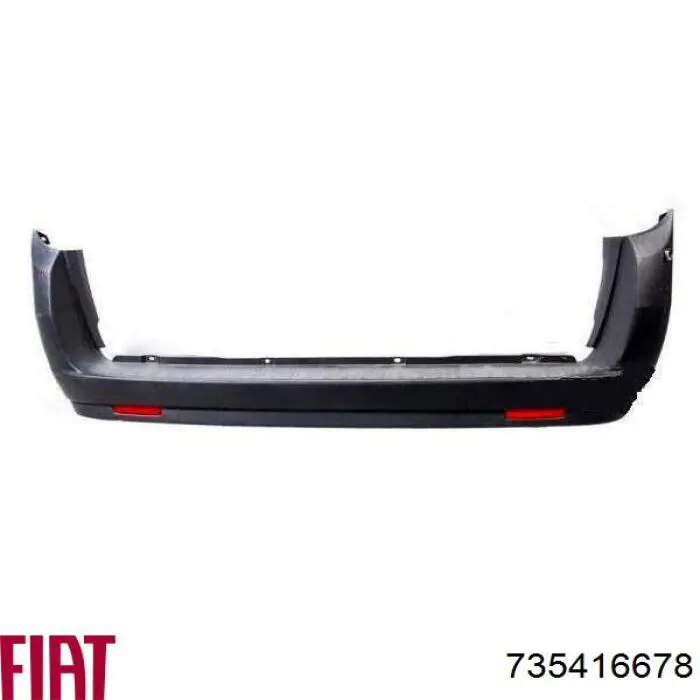 735416678 Fiat/Alfa/Lancia pára-choque traseiro, parte direita