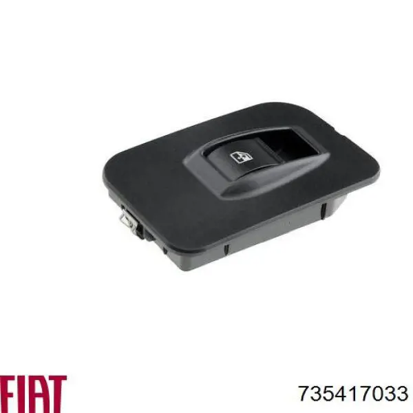 Кнопочный блок управления стеклоподъемником передний левый 735417033 Fiat/Alfa/Lancia
