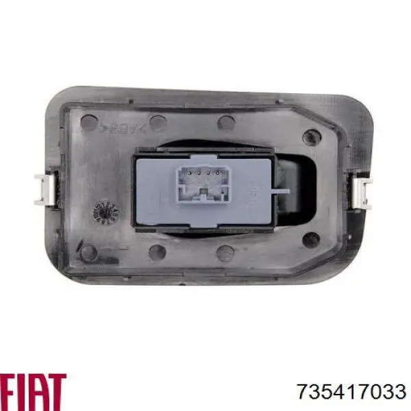 Кнопки переднего левого стеклоподъемника Fiat/Alfa/Lancia 735417033
