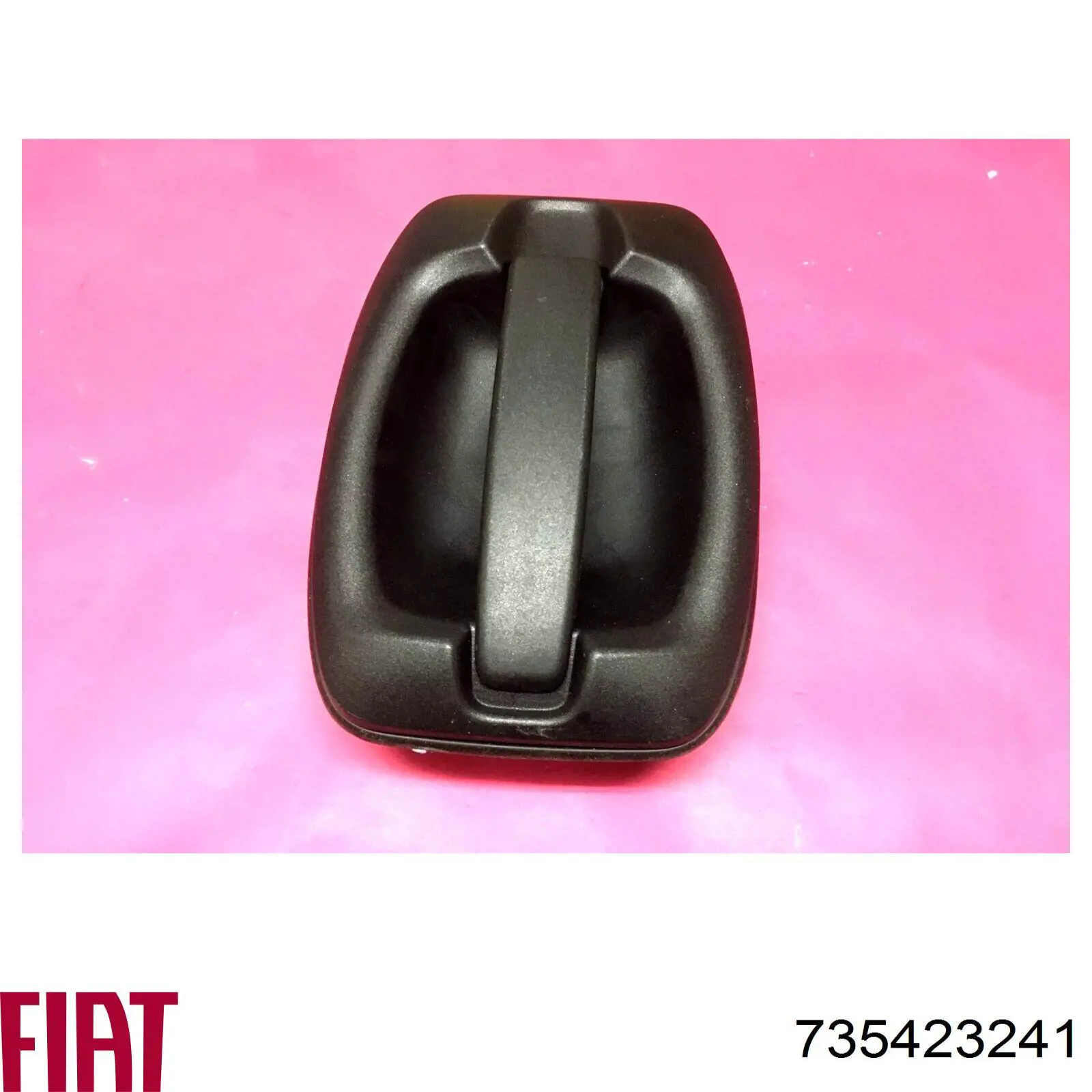 735423241 Fiat/Alfa/Lancia maçaneta dianteira direita da porta externa