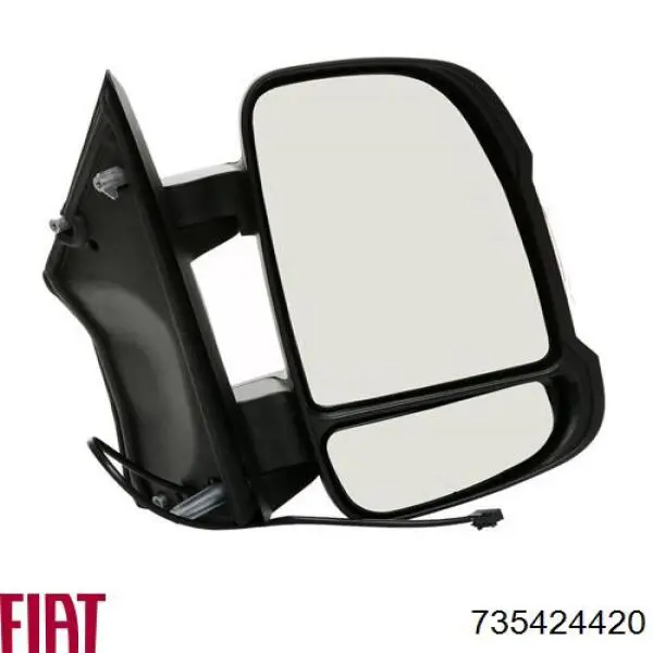 Левое боковое зеркало 735424420 Fiat/Alfa/Lancia