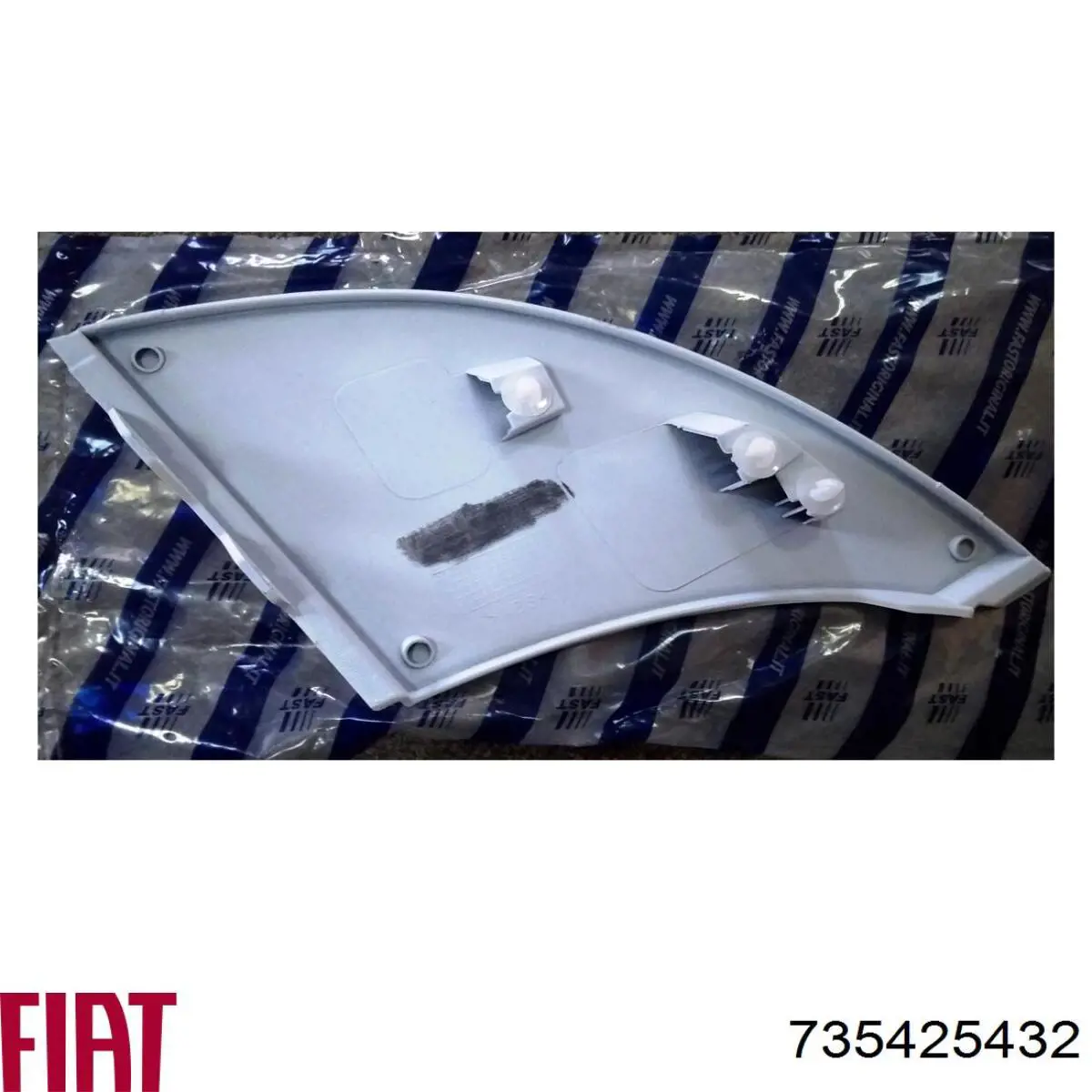 Молдинг фары левой 735425432 Fiat/Alfa/Lancia