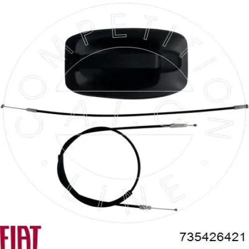 Купить 735426421 Fiat/Alfa/Lancia Ручка боковой двери наружная