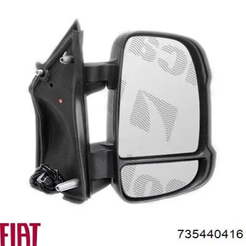 735440416 Fiat/Alfa/Lancia espelho de retrovisão esquerdo