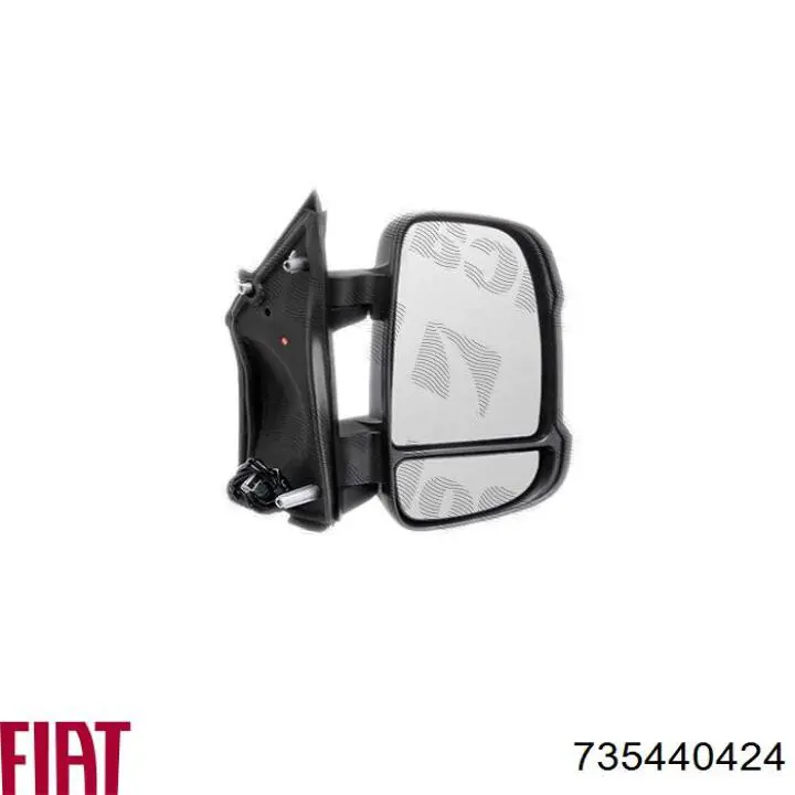 735440424 Fiat/Alfa/Lancia espelho de retrovisão esquerdo