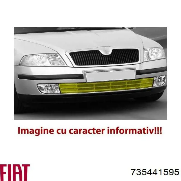  Решетка бампера переднего левая Fiat Bravo 2