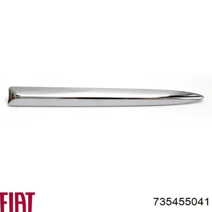 735455041 Fiat/Alfa/Lancia Молдинг решетки радиатора левый