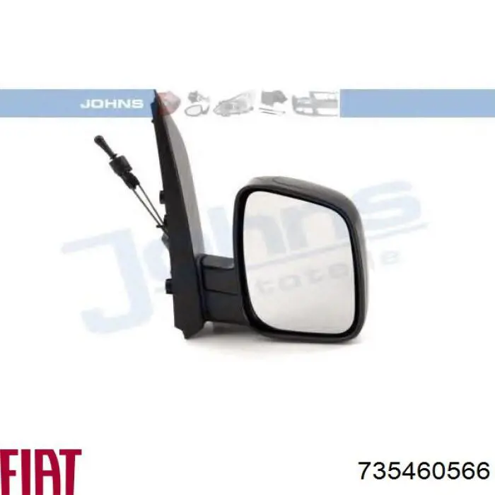 Зеркало заднего вида правое Fiat/Alfa/Lancia 735460566