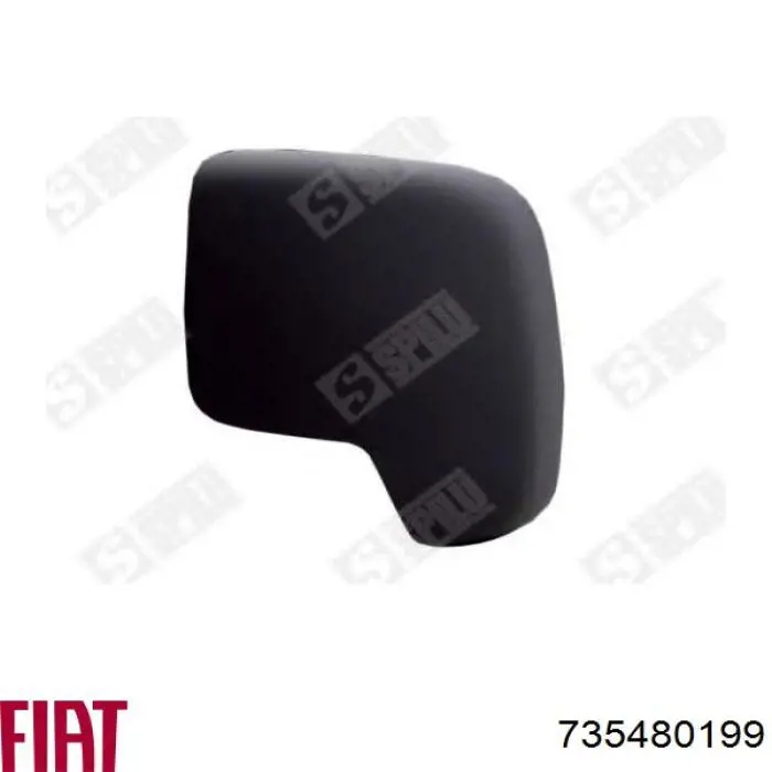Правое зеркало 735480199 Fiat/Alfa/Lancia