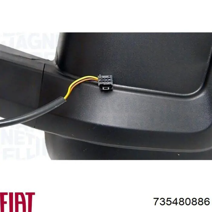 Купить 735480886 Fiat/Alfa/Lancia Боковое зеркало заднего вида правое