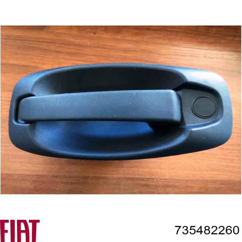 Ручка двери боковой/сдвижной, наружная правая Fiat/Alfa/Lancia 735482260 цена, от 23.89 USD