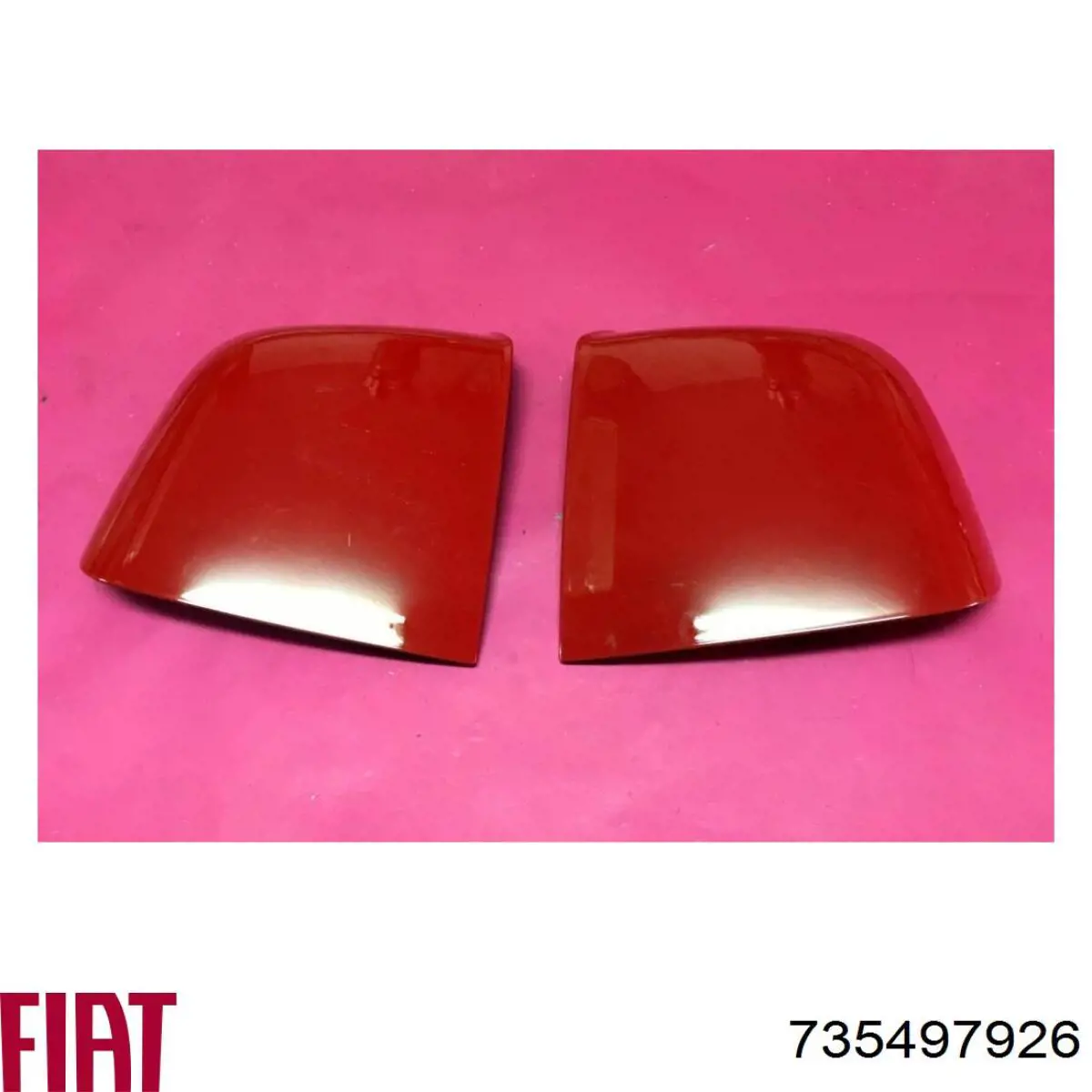 735497926 Fiat/Alfa/Lancia накладка (крышка зеркала заднего вида правая)