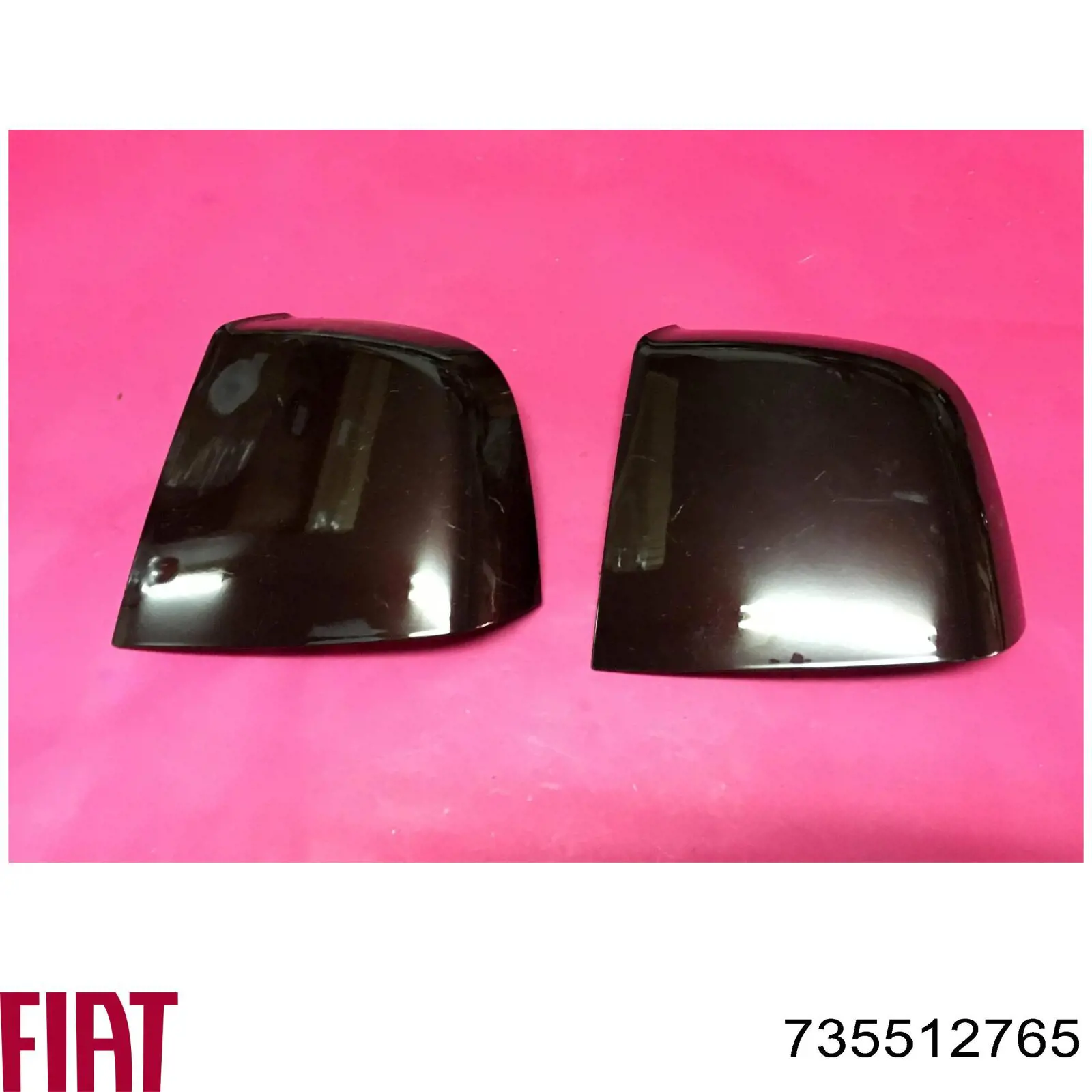 735512765 Fiat/Alfa/Lancia Накладка зеркала заднего вида, левая