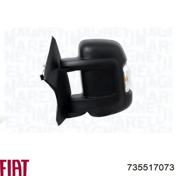 Левое боковое зеркало 735517073 Fiat/Alfa/Lancia