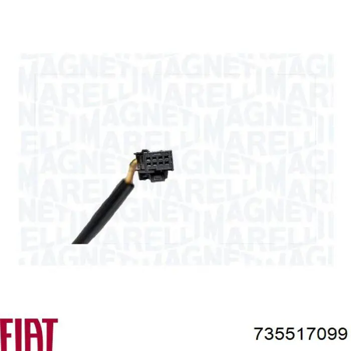 Левое боковое зеркало 735517099 Fiat/Alfa/Lancia