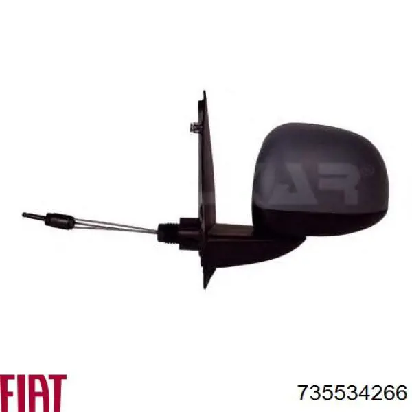 Зеркало заднего вида, левое Fiat/Alfa/Lancia 735534266 цена, от 38.09 USD