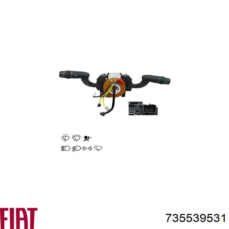 735539531 Fiat/Alfa/Lancia Левый подрулевой переключатель