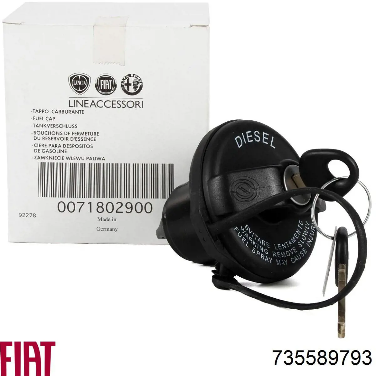 Молдинг бампера переднего, левый Fiat/Alfa/Lancia 735589793 цена, от 9.77 USD