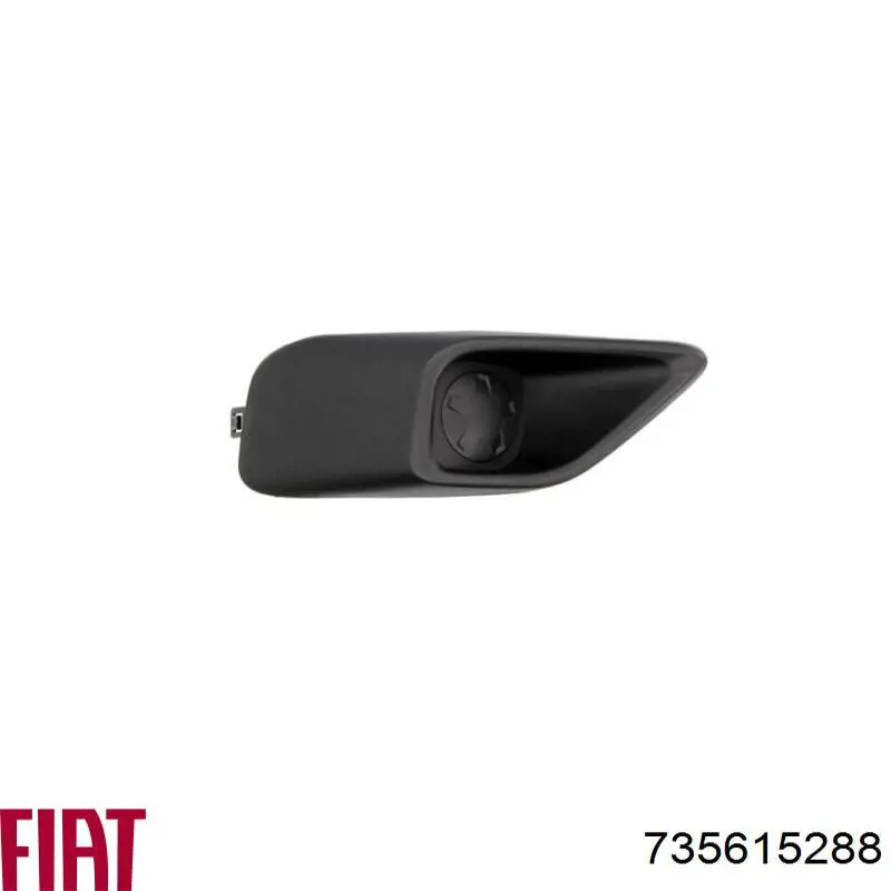 Решетка противотуманных фар левая Fiat/Alfa/Lancia 735615288