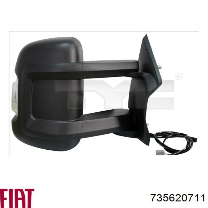 Наружное зеркало правое Fiat/Alfa/Lancia 735620711 цена, от 133.72 USD