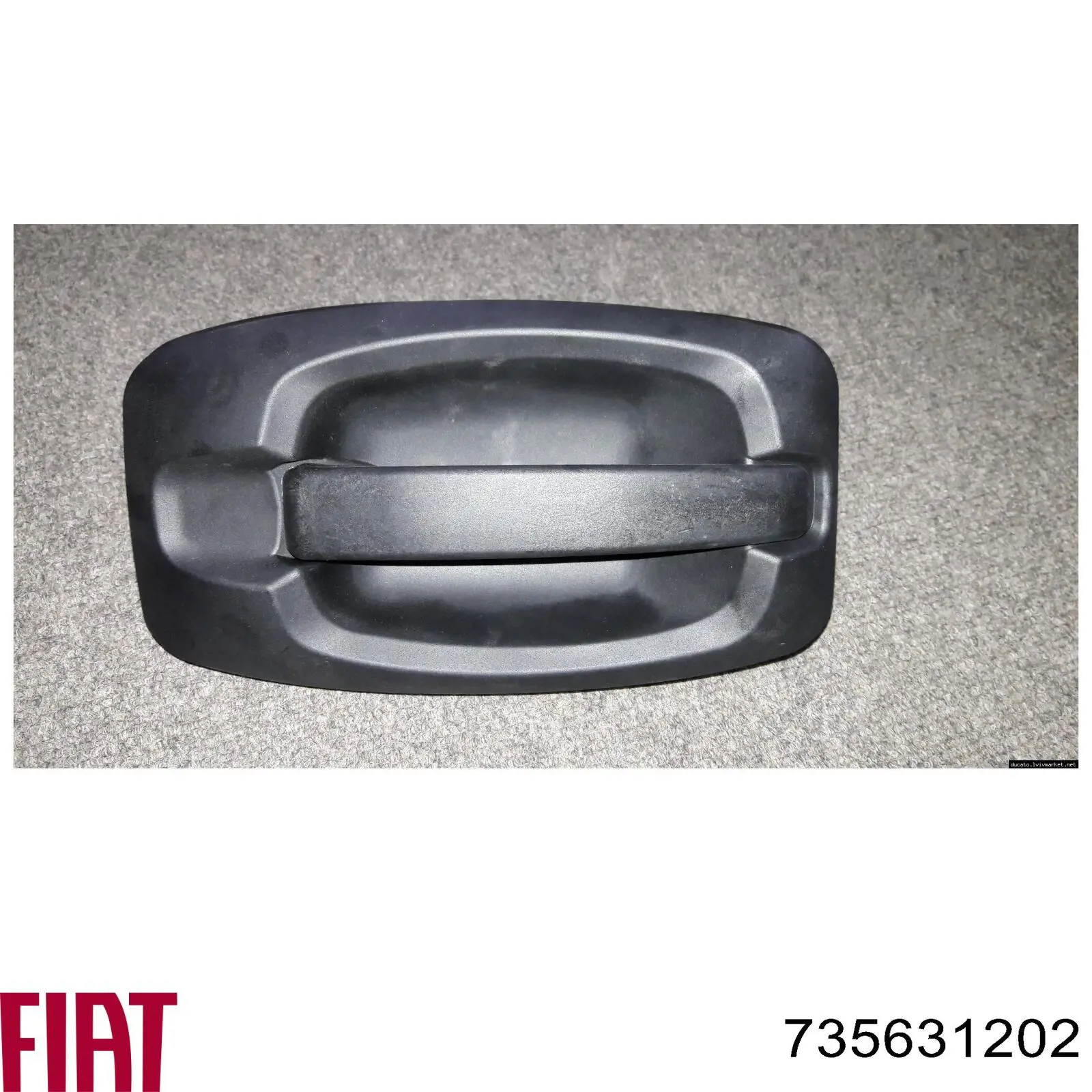 Купить 735631202 Fiat/Alfa/Lancia Ручка боковой двери наружная