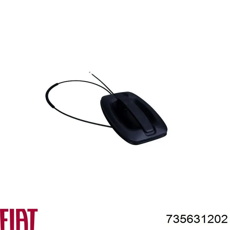 Ручка двери боковой/сдвижной, наружная Fiat/Alfa/Lancia 735631202 цена, от 28.15 USD