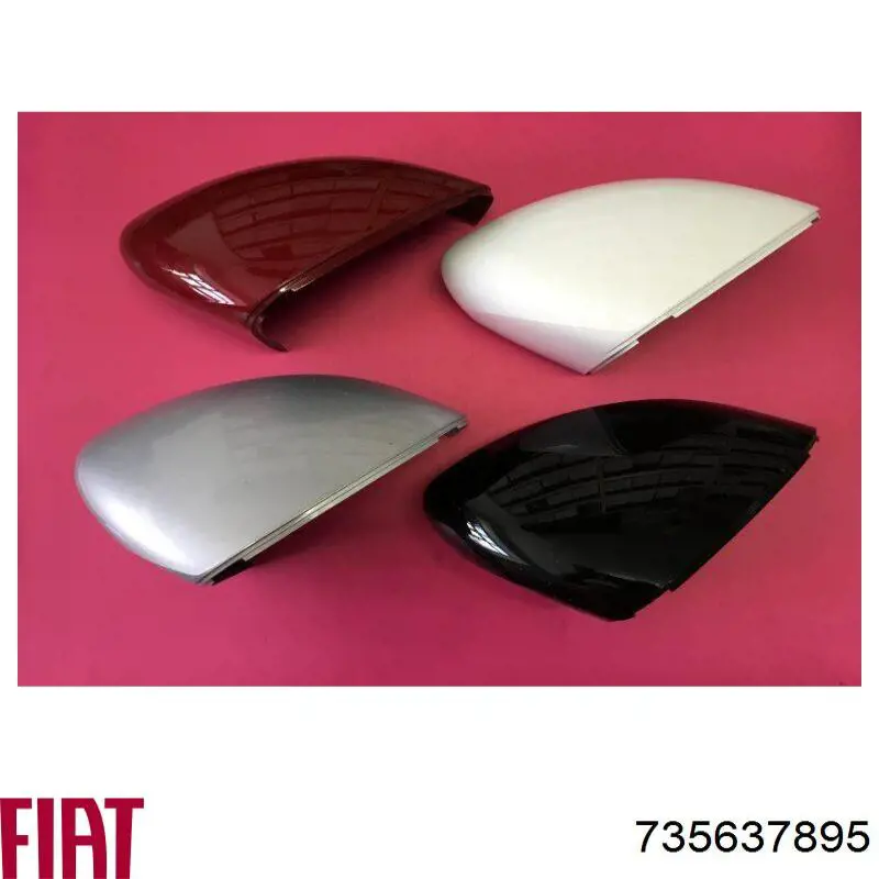 735637895 Fiat/Alfa/Lancia Накладка зеркала заднего вида, левая
