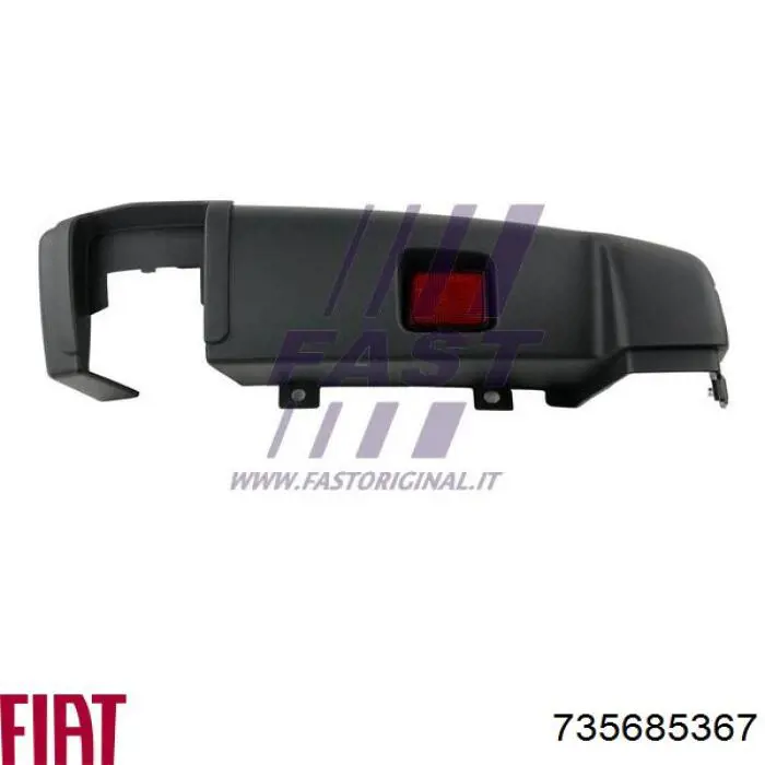 FT91413 Fast Клык заднего бампера правый