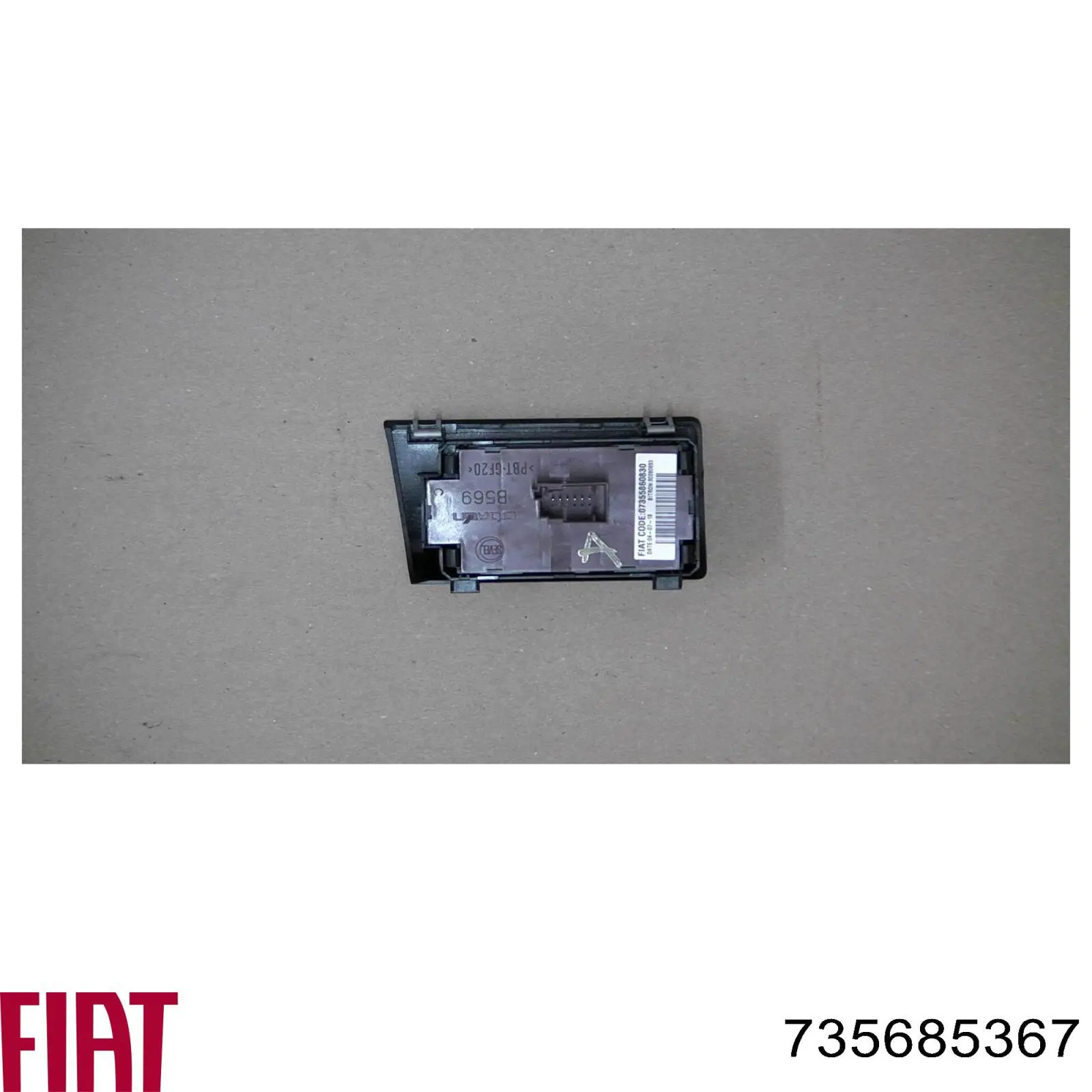 Бампер задний, правая часть 735685367 Fiat/Alfa/Lancia