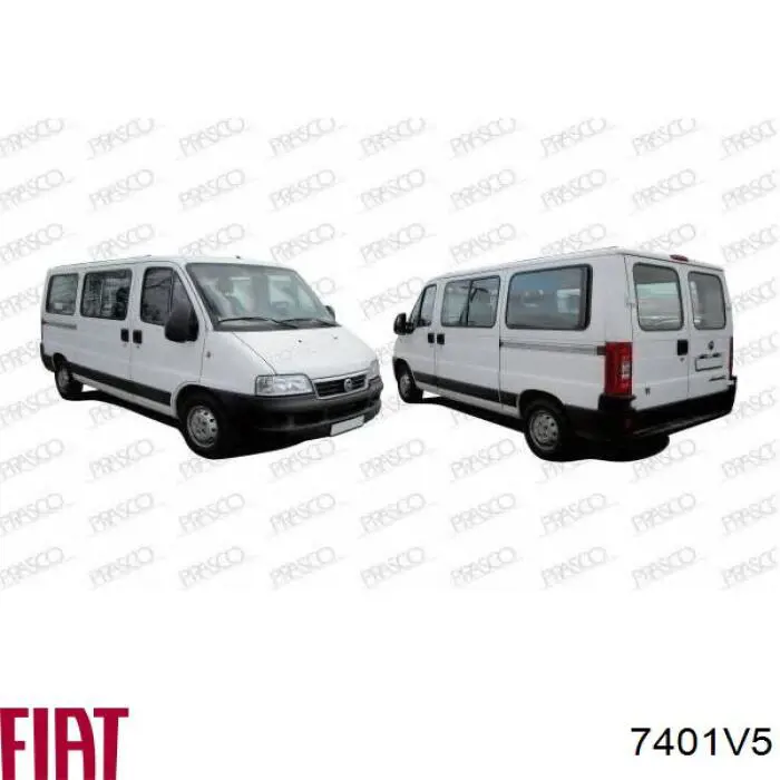Передний бампер 735307541 Fiat/Alfa/Lancia
