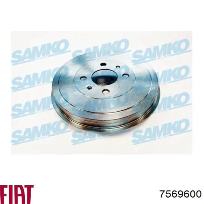 Тормозной барабан 7569600 Fiat/Alfa/Lancia