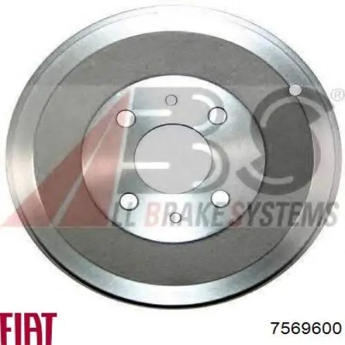 Барабан тормозной задний Fiat/Alfa/Lancia 7569600 цена, от 36.65 USD