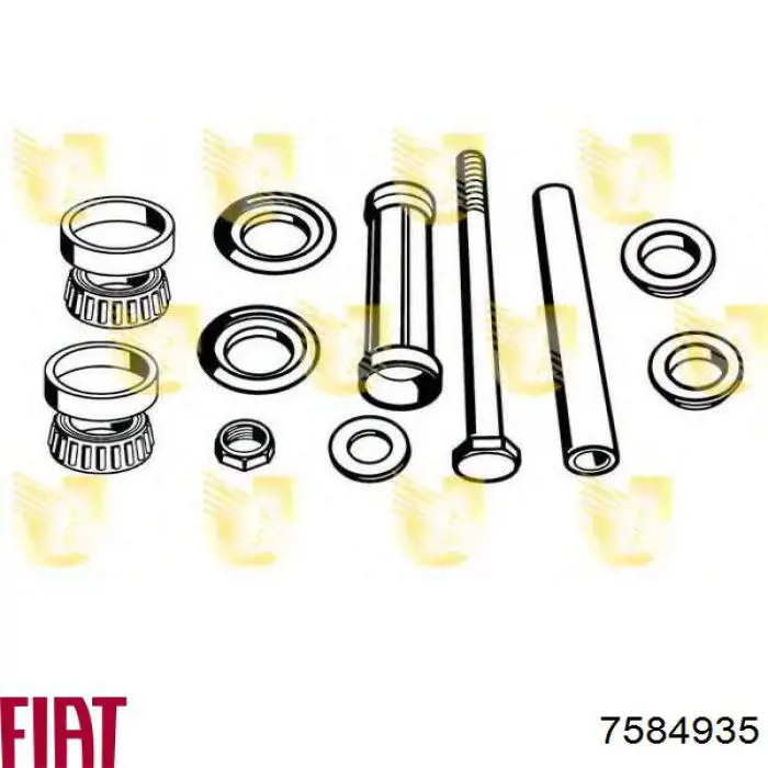 Буфер (отбойник) амортизатора заднего 7584935 Fiat/Alfa/Lancia