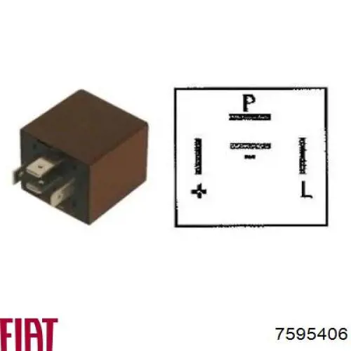 Автомобильные реле поворотов Fiat/Alfa/Lancia 7595406 цена, от 17.36 USD