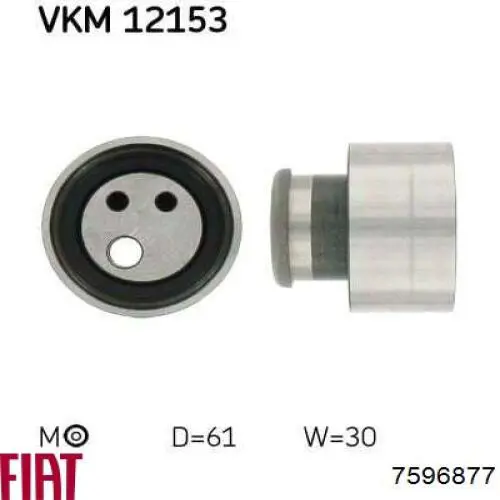 7596877 Fiat/Alfa/Lancia Ролик натяжителя ремня ГРМ