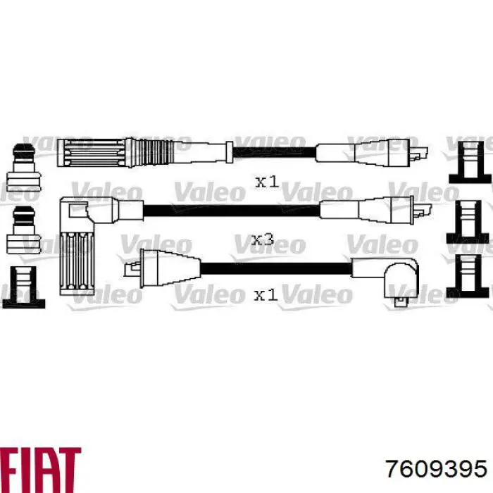 Высоковольтные провода 7609395 Fiat/Alfa/Lancia