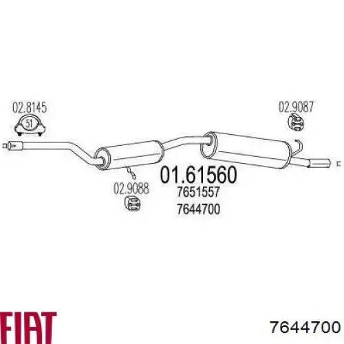  7644700 Fiat/Alfa/Lancia