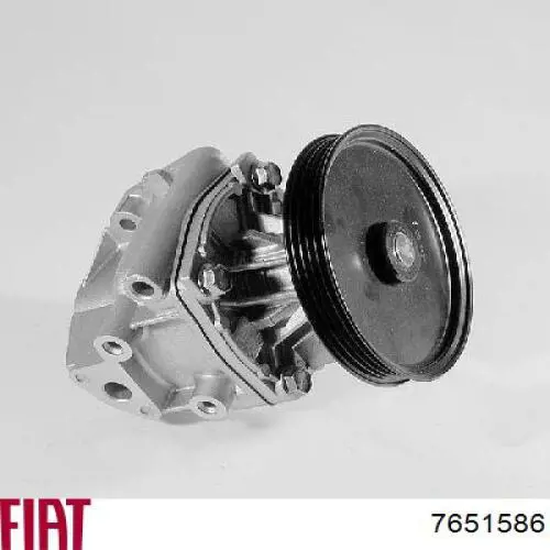 Купить 7651586 Fiat/Alfa/Lancia Помпа водяная (насос) охлаждения, в сборе с корпусом
